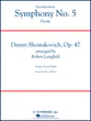 Symphony No. 5 Excerpts Concert Band sheet music cover